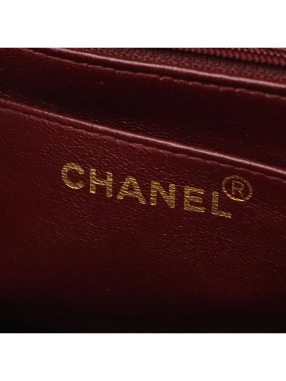 Chanel Backpack Quilted Square Chain Black Lambskin
